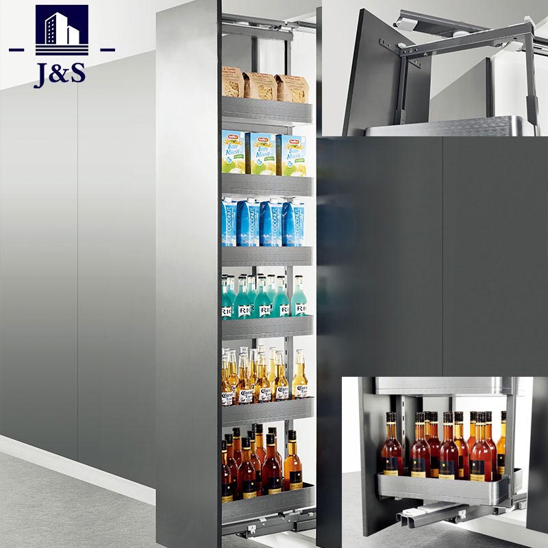 Er Soft Close Revolving Tall Unit Pull Out Pantry Organizer en ideell løsning for å optimalisere kjøkkenoppbevaring?